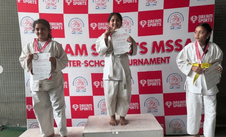 We are delighted to share that 🏅 and Aizah Shaikh also won a Gold Medal in the Under-10 Girls under 46 kg category at the MSSA Judo Championship 2025–26, held at St. Sebastian High School, Chembur.